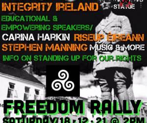 Galway - Freedom Rally, 18 December 2021