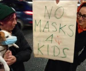 Protest Gort! - no mask for children!