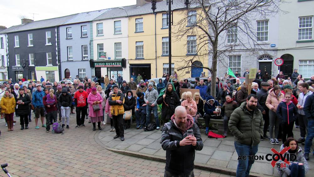 RALLY AGAINST MEDICAL COERCION – SLIGO, 15/01/2022