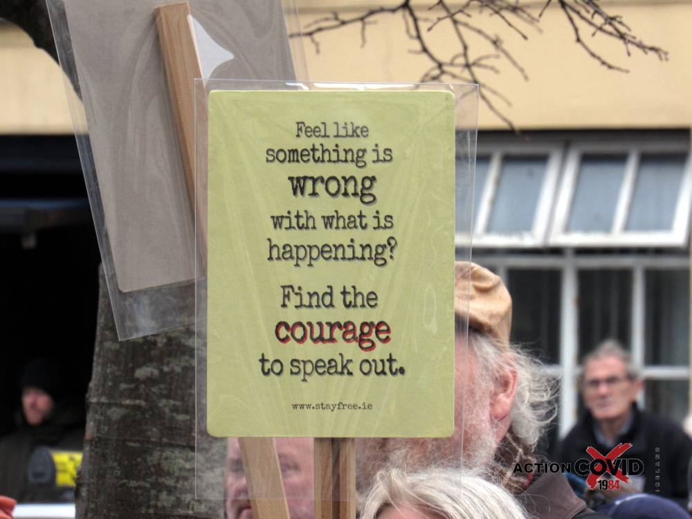 RALLY AGAINST MEDICAL COERCION – SLIGO, 15/01/2022