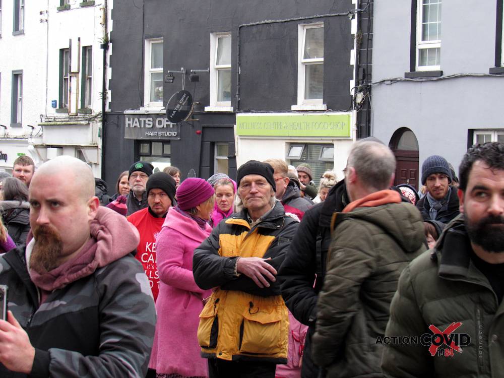 RALLY AGAINST MEDICAL COERCION – SLIGO, 15/01/2022