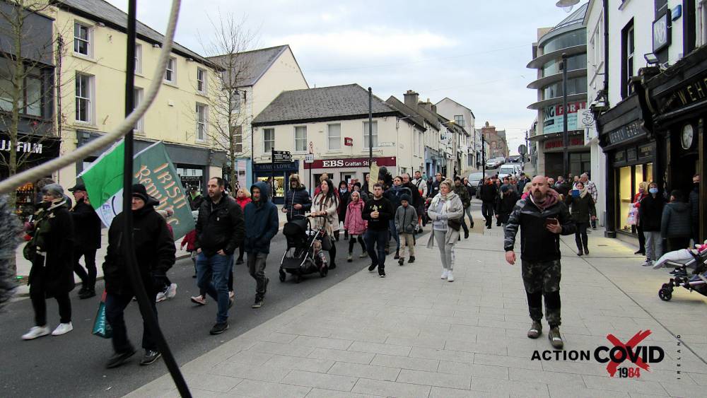 RALLY AGAINST MEDICAL COERCION – SLIGO, 15/01/2022