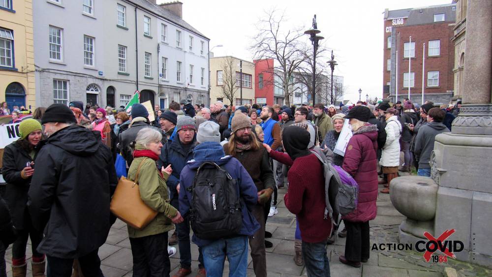 RALLY AGAINST MEDICAL COERCION – SLIGO, 15/01/2022