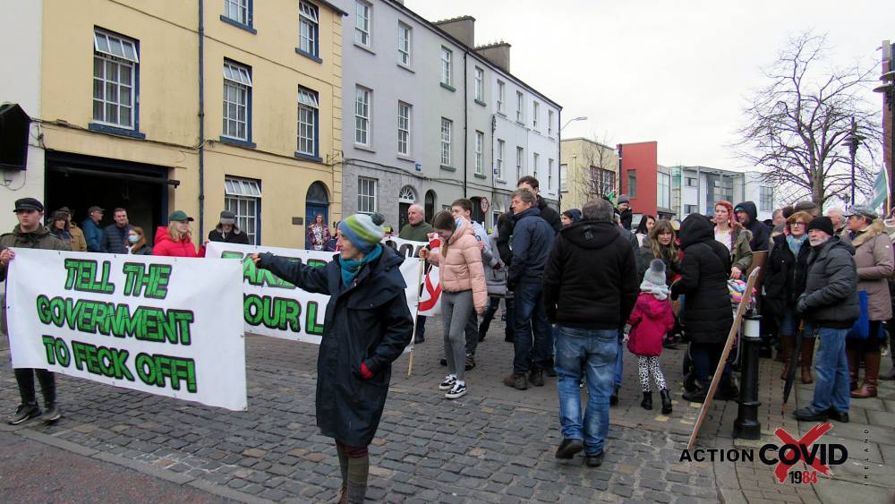 RALLY AGAINST MEDICAL COERCION – SLIGO, 15/01/2022