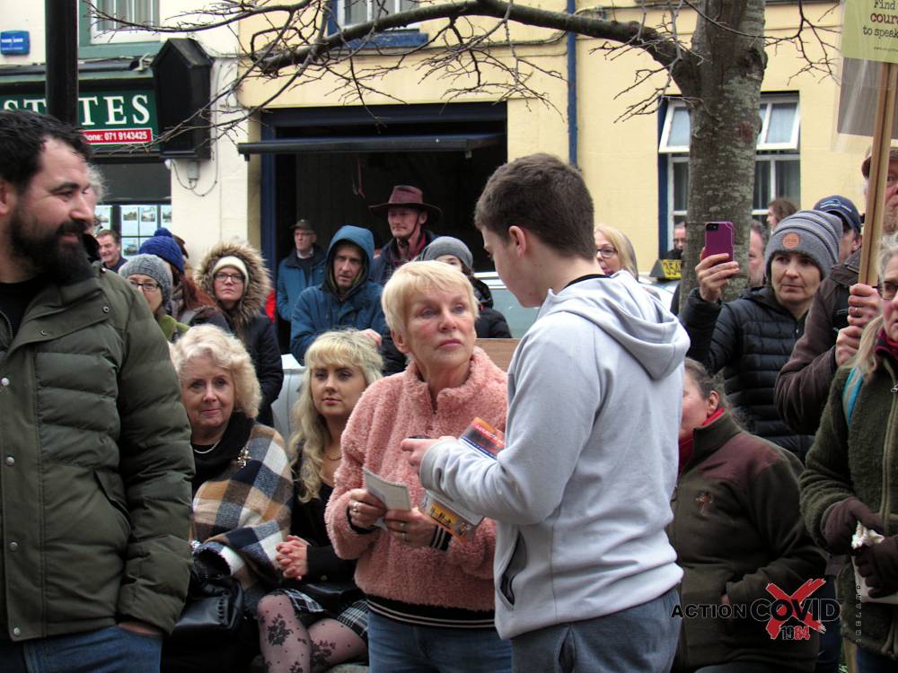 RALLY AGAINST MEDICAL COERCION – SLIGO, 15/01/2022