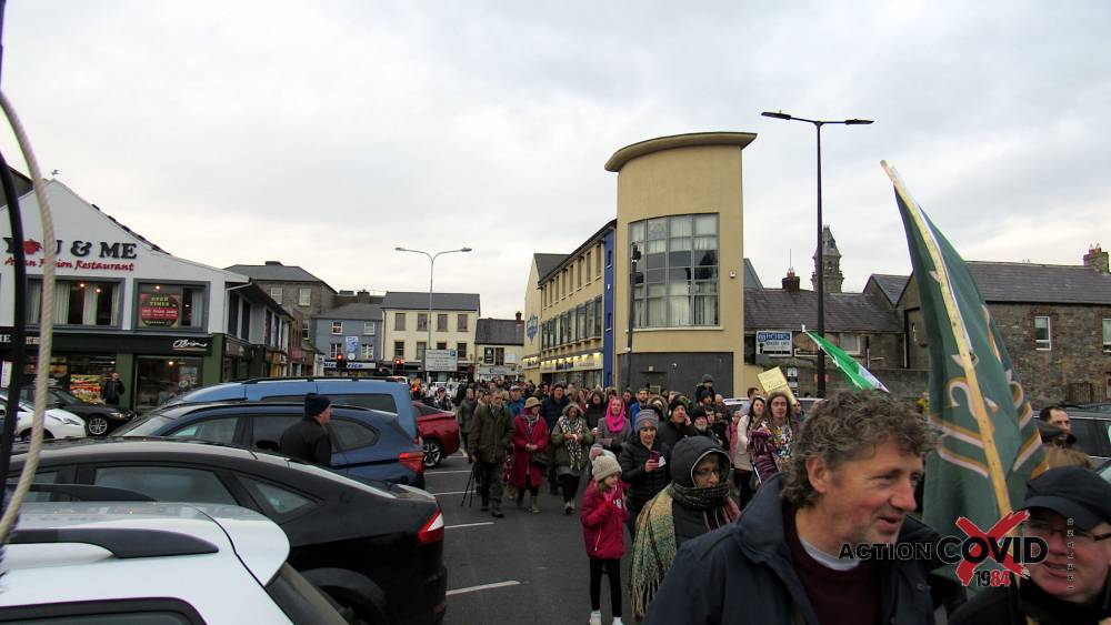 RALLY AGAINST MEDICAL COERCION – SLIGO, 15/01/2022