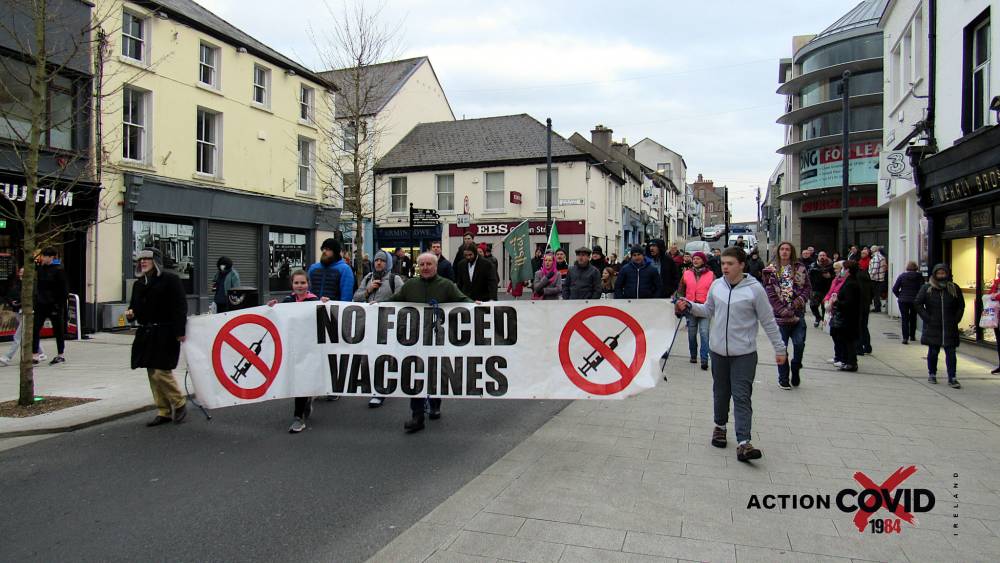 RALLY AGAINST MEDICAL COERCION – SLIGO, 15/01/2022