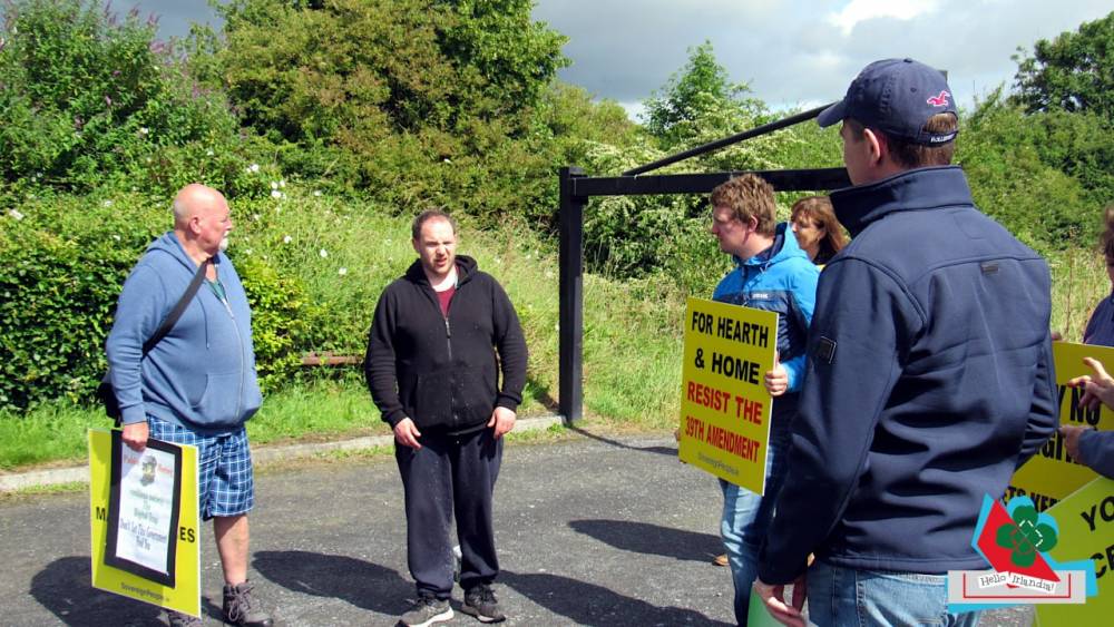 Support for Alan Sweeney in Leixlip - 02 July 2022