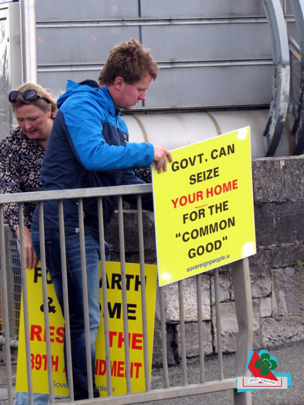 Support for Alan Sweeney in Leixlip - 02 July 2022