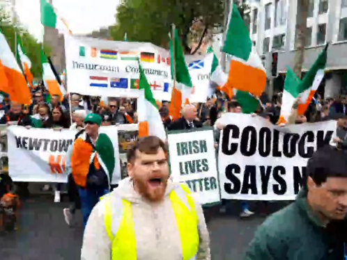 Nationalist Protest in Dublin. Are People Fed Up?